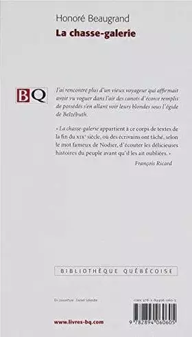 Couverture du produit · La chasse-galerie