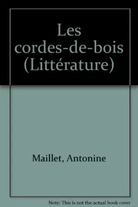 Couverture du produit · Les Cordes de Bois