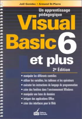Couverture du produit · Visual Basic Version 6.0 et plus