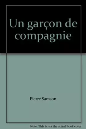 Couverture du produit · Un garcon de compagnie