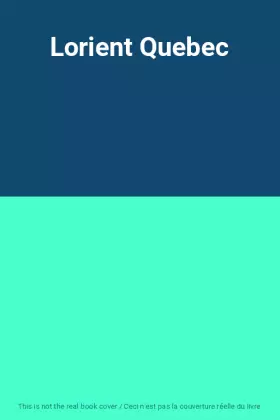 Couverture du produit · Lorient Quebec