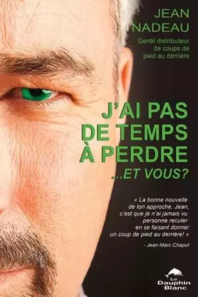 Couverture du produit · J'ai pas de temps à perdre...et vous ?