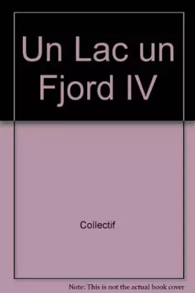 Couverture du produit · Un lac, un fjord