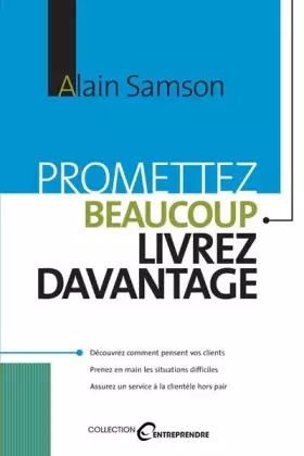 Couverture du produit · Promettez beaucoup, livrez davantage