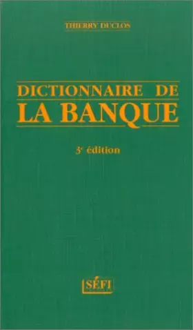 Couverture du produit · Dictionnaire de la banque