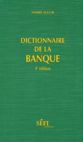 Couverture du produit · Dictionnaire de la Banque