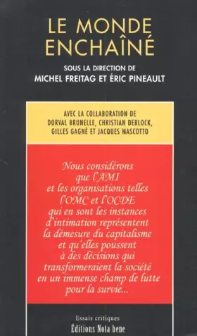 Couverture du produit · LE MONDE ENCHAINE