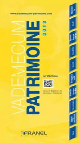 Couverture du produit · Vadémécum du patrimoine