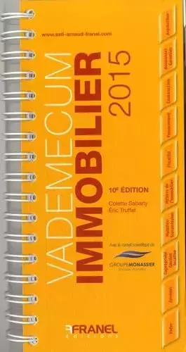 Couverture du produit · Vademecum de l'immobilier 2015