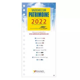 Couverture du produit · Vademecum Patrimoine 2022: 27e édition