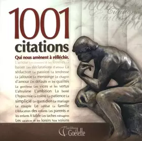 Couverture du produit · 1001 CITATIONS