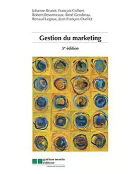Couverture du produit · Gestion du marketing