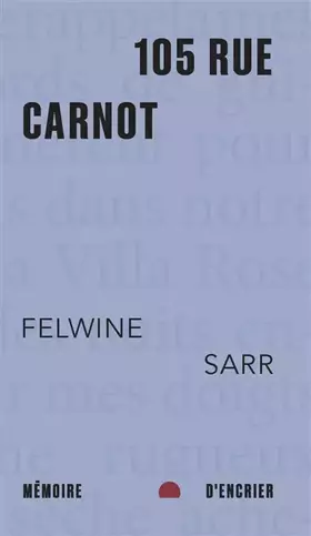 Couverture du produit · 105 rue Carnot