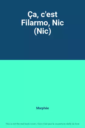 Couverture du produit · Ça, c'est Filarmo, Nic (Nic)