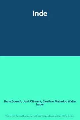 Couverture du produit · Inde