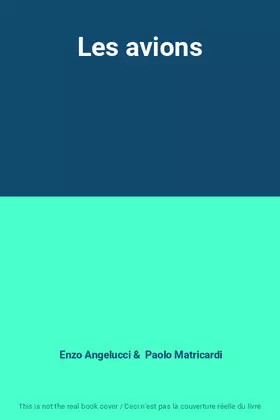 Couverture du produit · Les avions