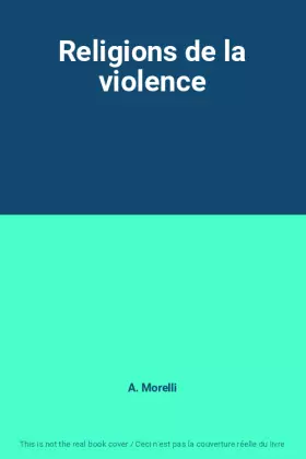 Couverture du produit · Religions de la violence