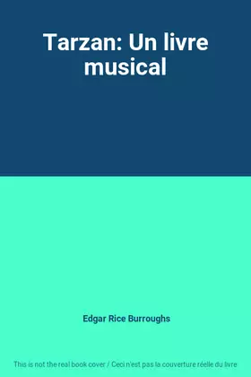 Couverture du produit · Tarzan: Un livre musical