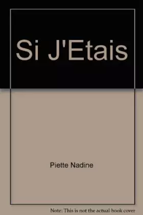 Couverture du produit · Si J'Etais
