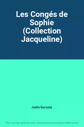 Couverture du produit · Les Congés de Sophie (Collection Jacqueline)