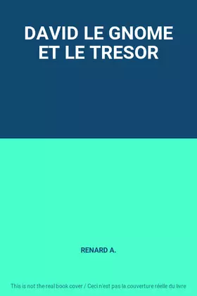 Couverture du produit · DAVID LE GNOME ET LE TRESOR