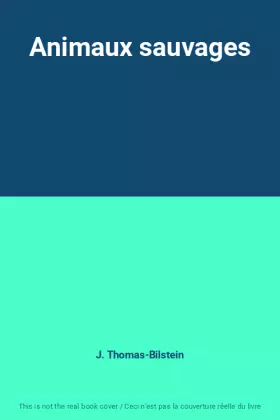 Couverture du produit · Animaux sauvages
