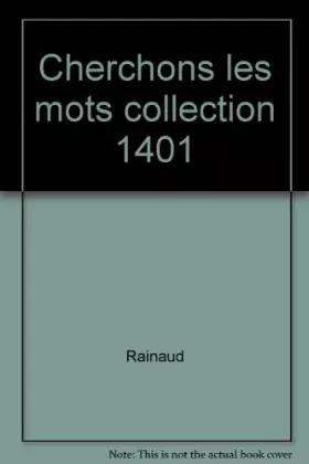 Couverture du produit · Cherchons les mots collection 1401