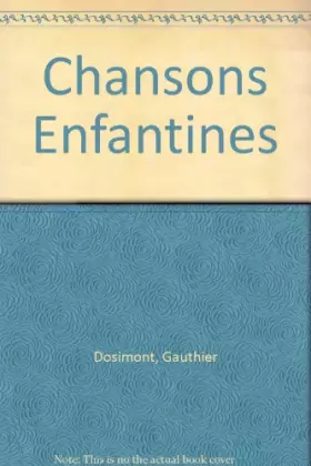 Couverture du produit · Chansons enfantines