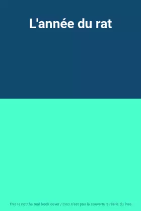 Couverture du produit · L'année du rat