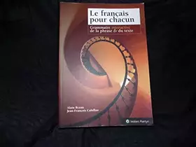 Couverture du produit · Le français pour chacun