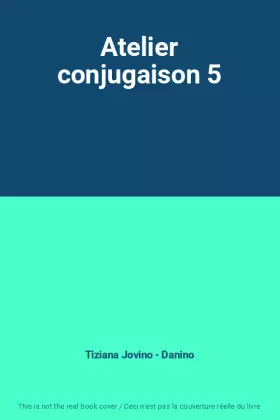 Couverture du produit · Atelier conjugaison 5