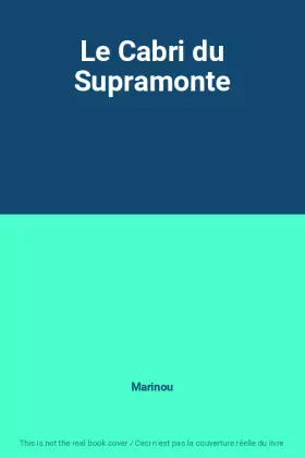 Couverture du produit · Le Cabri du Supramonte
