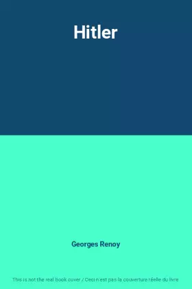 Couverture du produit · Hitler