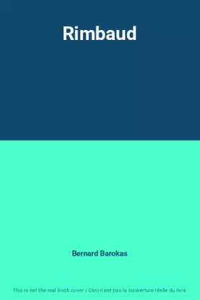 Couverture du produit · Rimbaud