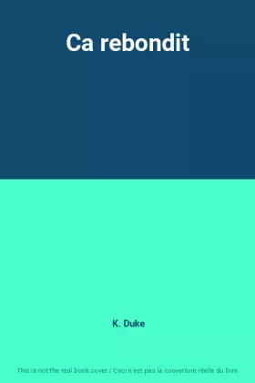 Couverture du produit · Ca rebondit