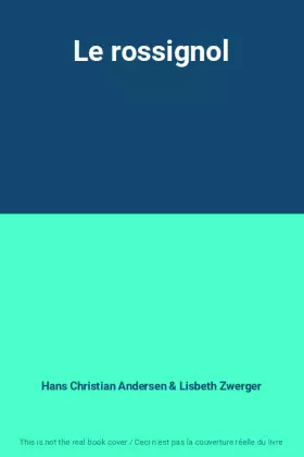 Couverture du produit · Le rossignol