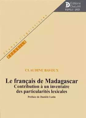 Couverture du produit · Le français à Madagascar