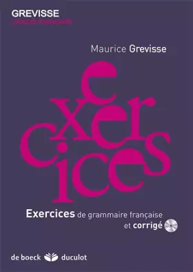 Couverture du produit · Exercices de grammaire française