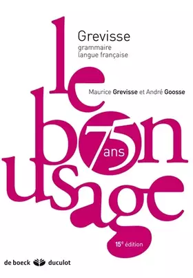 Couverture du produit · Le bon usage