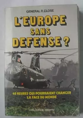 Couverture du produit · L'Europe sans défense ?