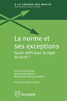 Couverture du produit · La norme et ses exceptions