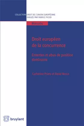 Couverture du produit · Droit européen de la concurrence