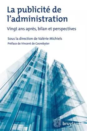 Couverture du produit · La publicité de l'administration