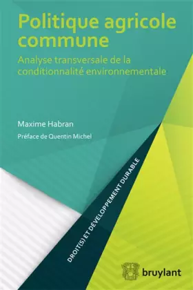 Couverture du produit · Politique agricole commune