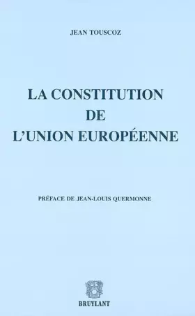Couverture du produit · La Constitution européenne