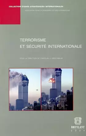 Couverture du produit · Terrorisme et sécurité internationale