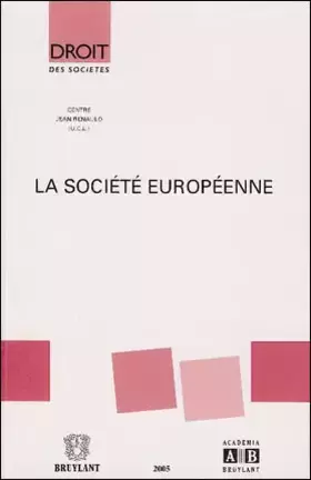 Couverture du produit · La société européenne