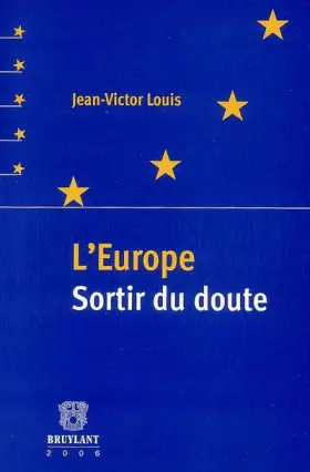 Couverture du produit · L'Europe: Sortir du doute