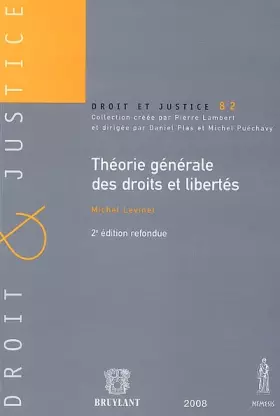 Couverture du produit · Théorie générale des droits et libertés