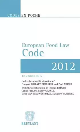 Couverture du produit · European Food Law Code